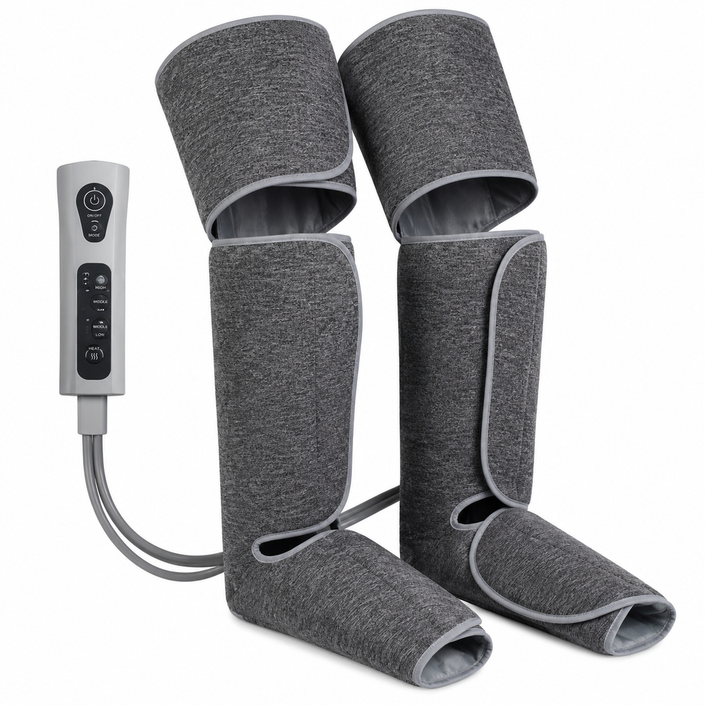 Bottes de pressothérapie avec compression et chaleur