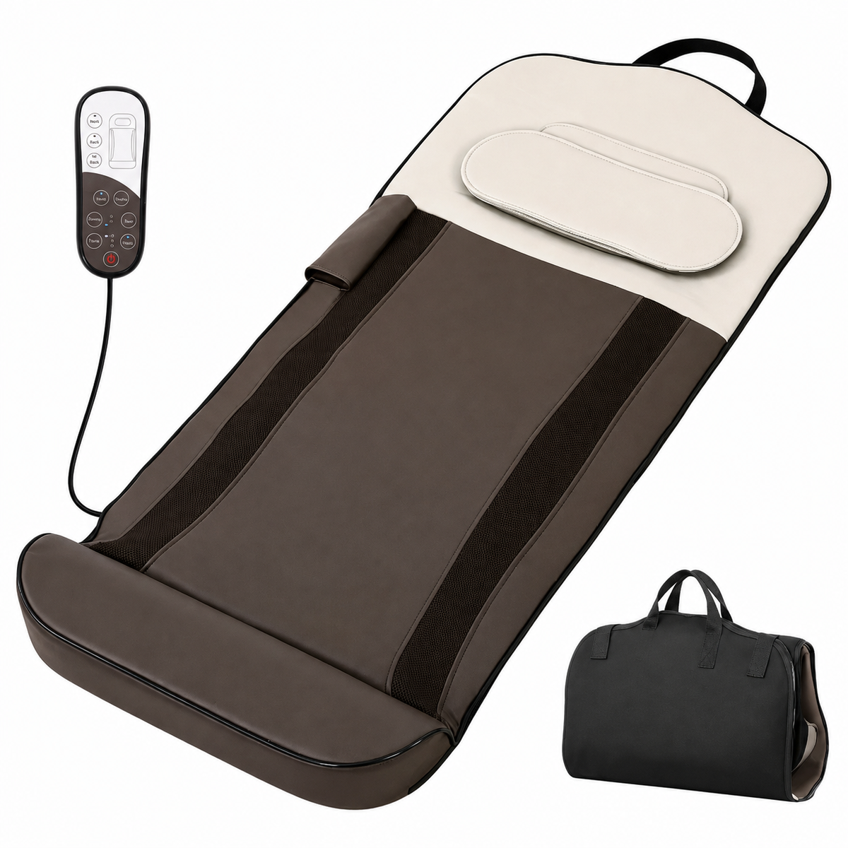 Tapis de massage complet pliable et chauffant