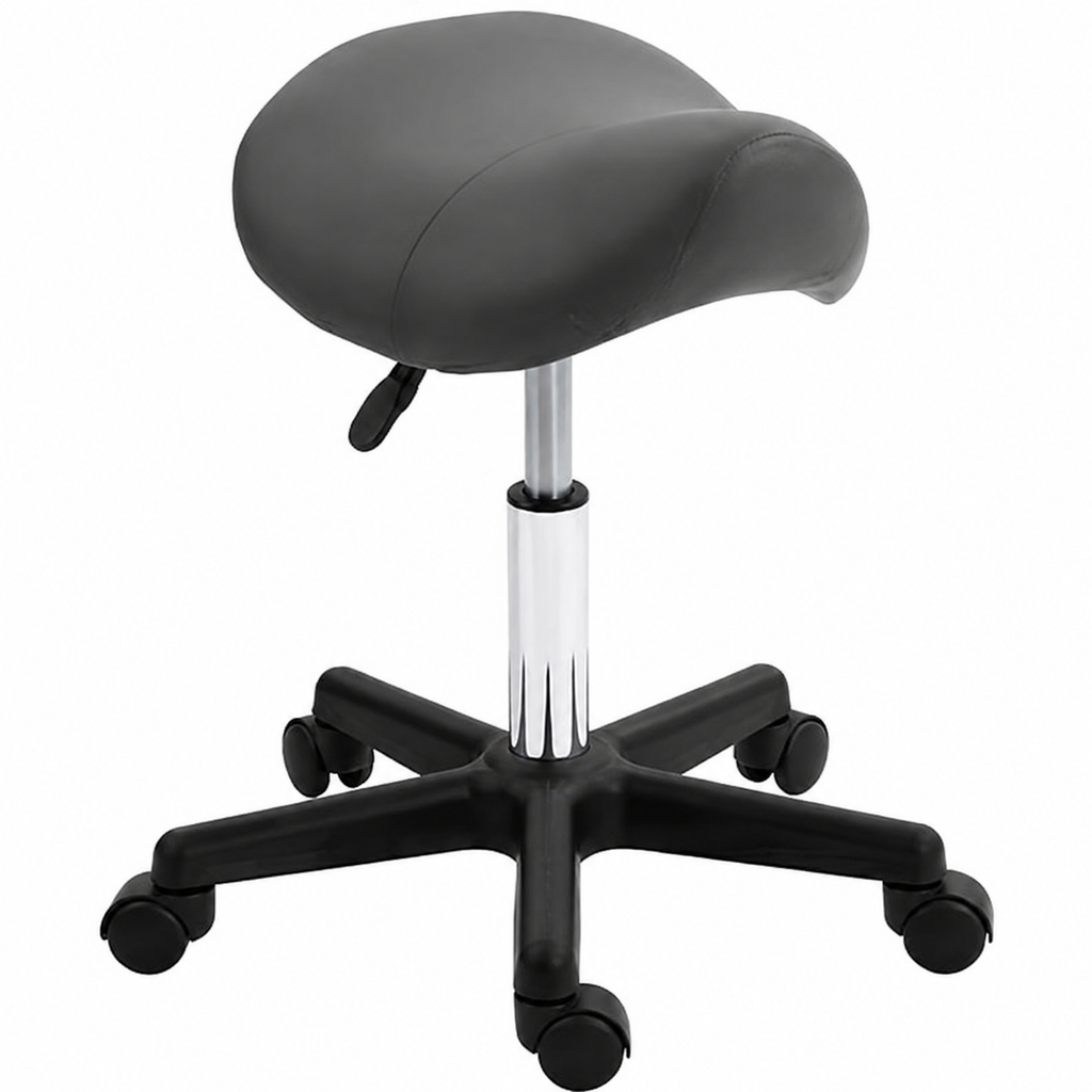 Tabouret selle de massage ergonomique gris