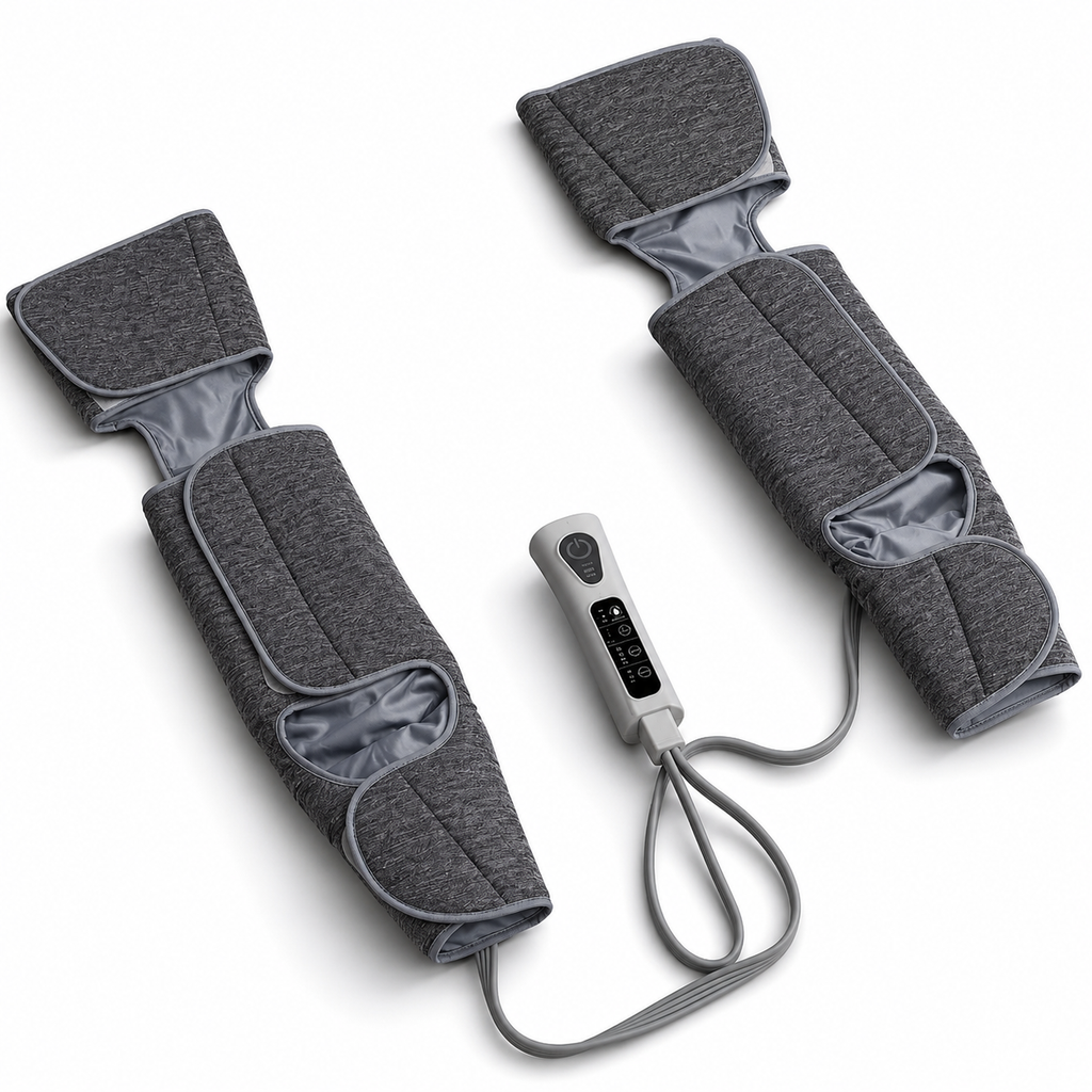 Bottes de pressothérapie avec compression et chaleur