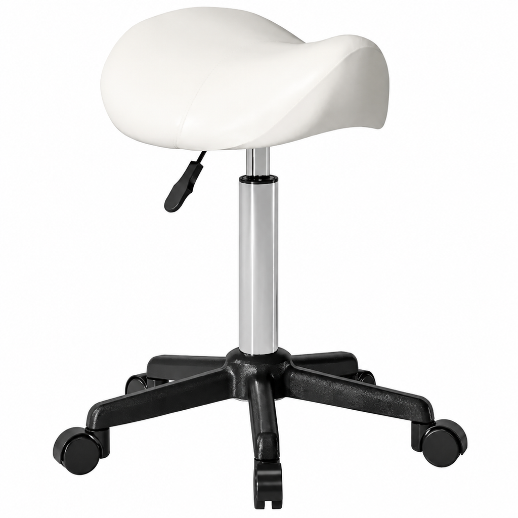 Tabouret selle de massage ergonomique blanche