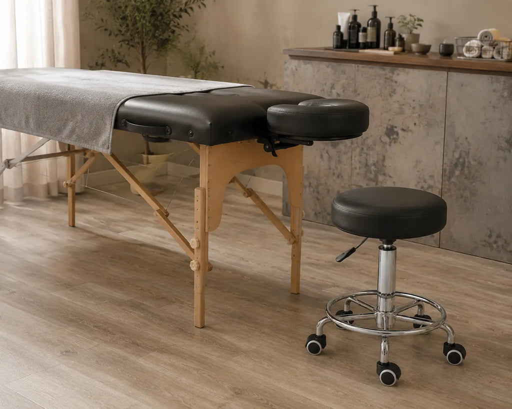 Tabouret de massage classique noir