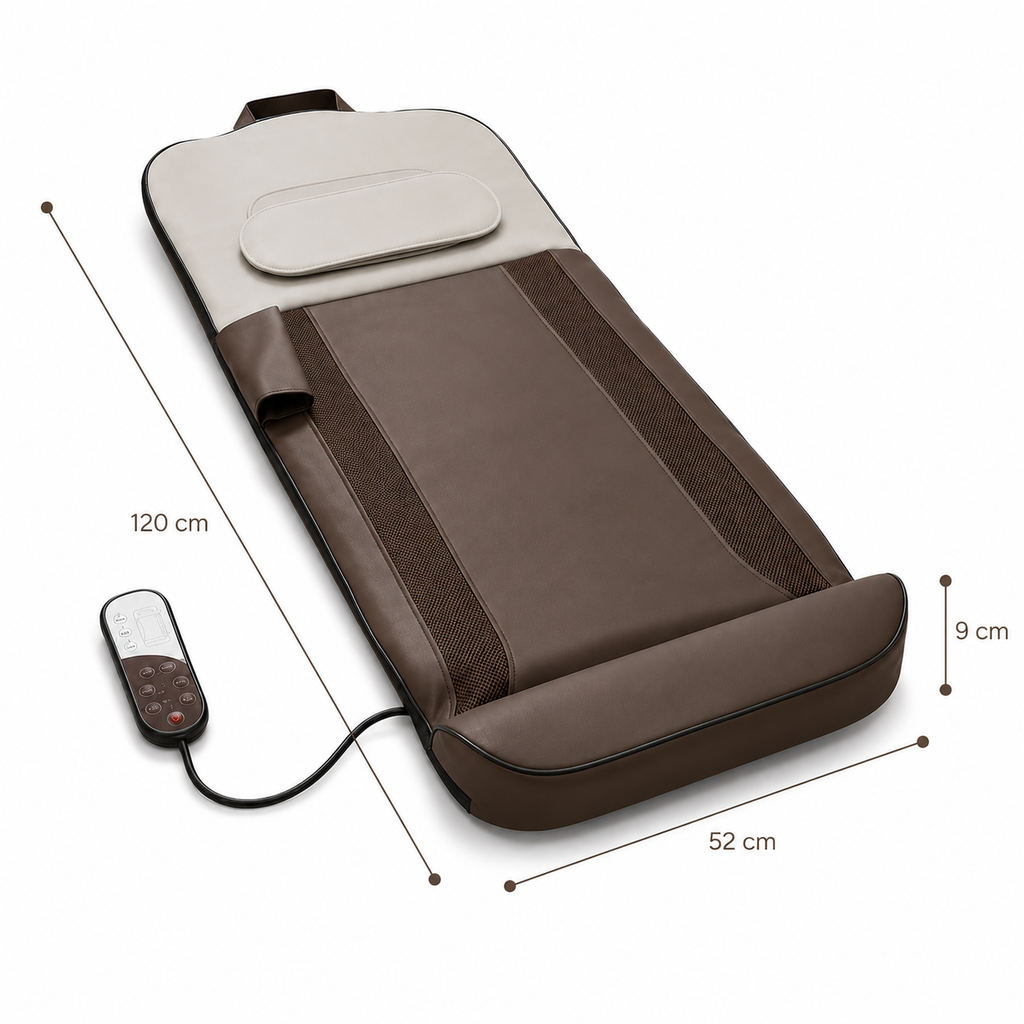 Tapis de massage complet pliable et chauffant