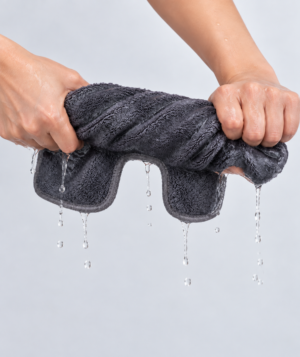 Serviette faciale microfibre en U Calme Atelier