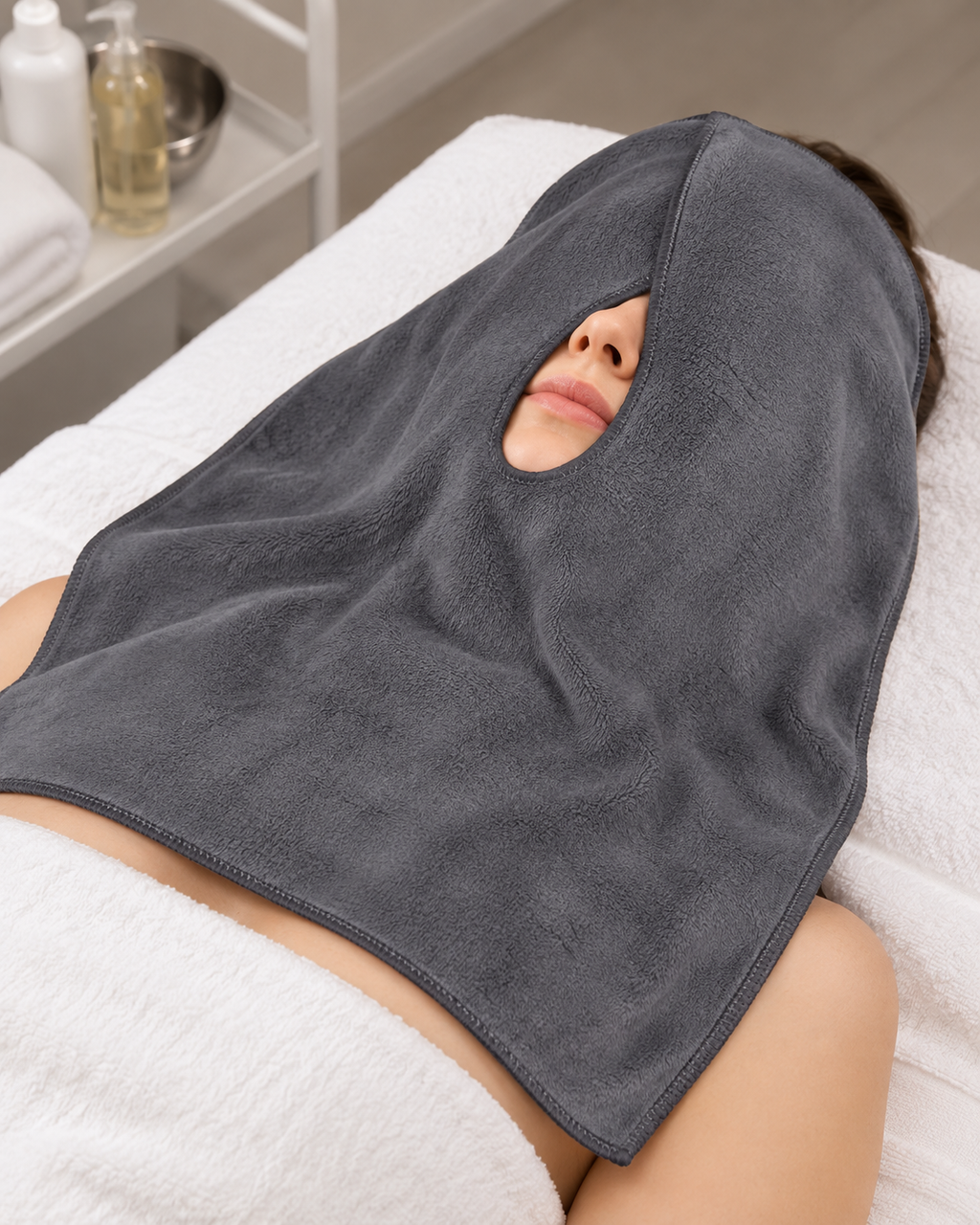 Serviette faciale microfibre en U Calme Atelier