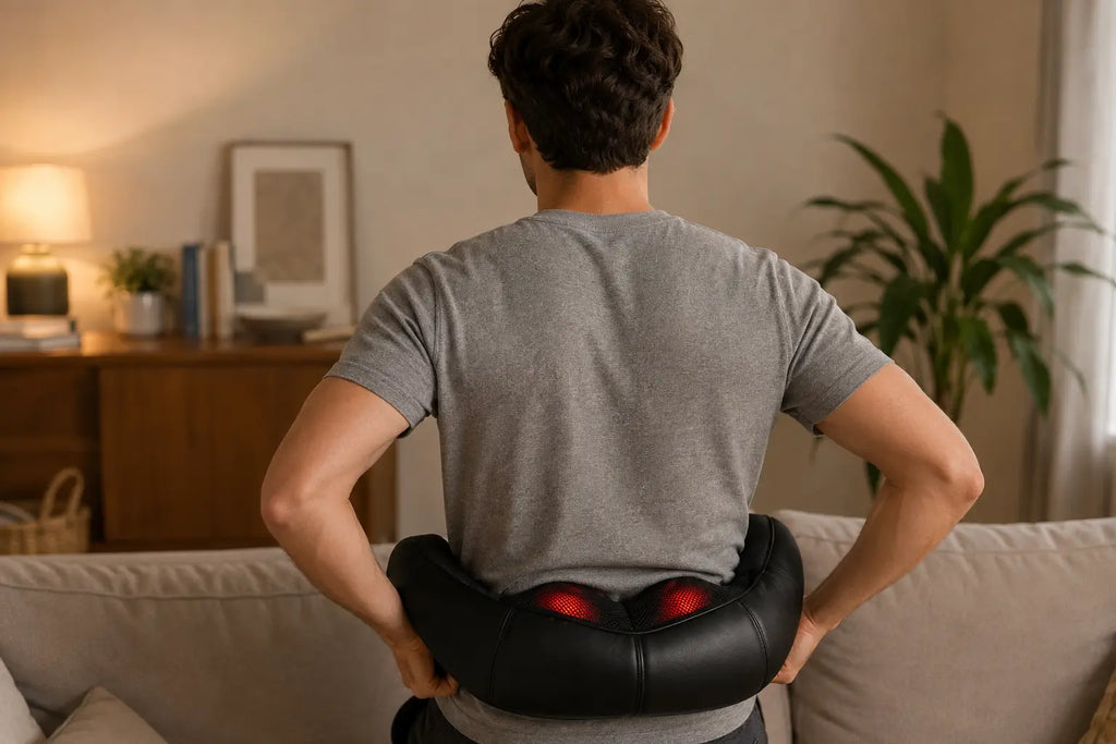 Masseur cervical chauffant – 3 modes & 3 intensités Calme Atelier