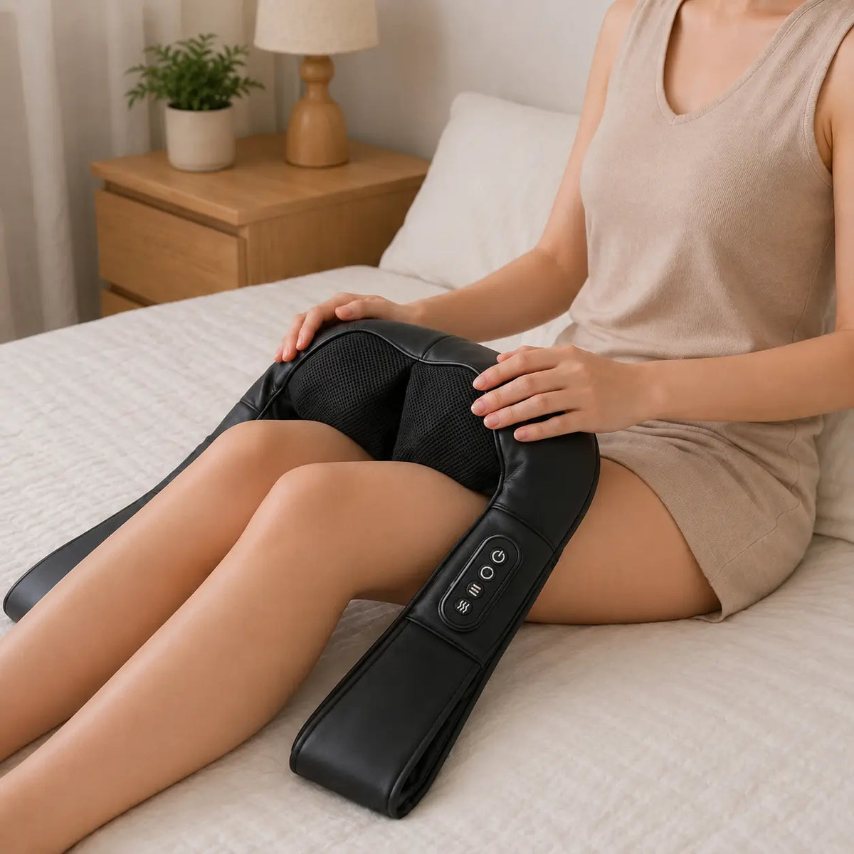 Masseur cervical chauffant – 3 modes & 3 intensités Calme Atelier